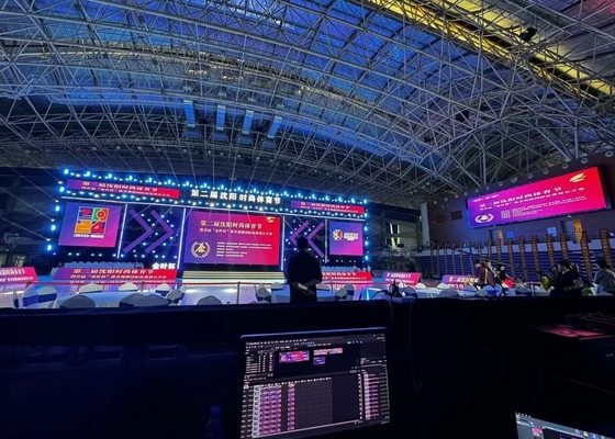 Alumínio de fundição por impressão P4.81 Display LED exterior Aluguel RGB Full Color LED Screen Alto brilho