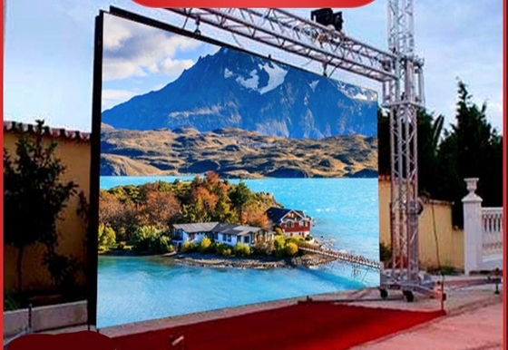 HD RGB Rental LED Display P4 Outdoor Video Alta Resolução IP65 Nova Sistema
