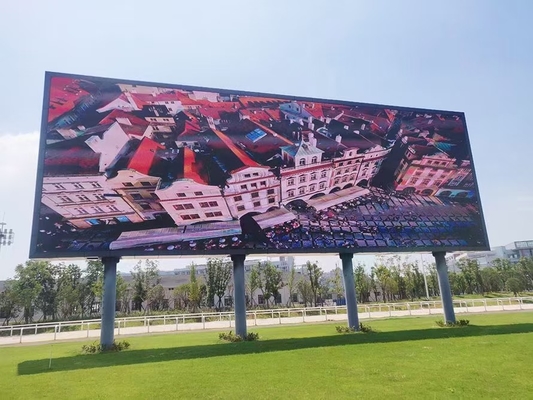 Ecrã de alumínio/aluguel a moldagem P3.91 Ecrã LED de estádio, placa periférica LED 1/8 Modo de varredura