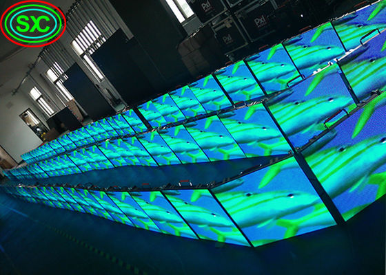 Bom preço tela de led cenário de palco Indoor P3.91 fundição por impressão de alumínio aluguel LED display Super esbelto gabinete de aluguel de aluguel interior led painel on-line