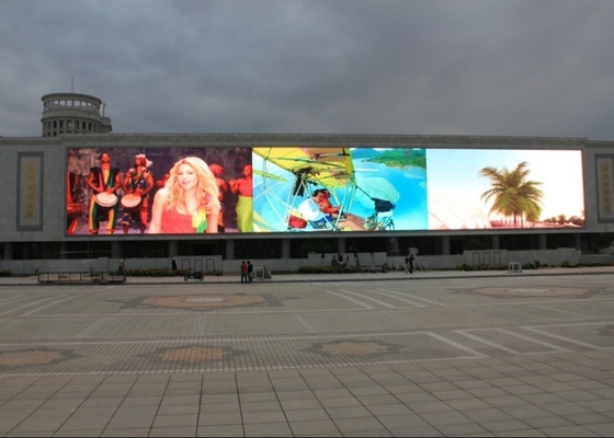 Aluguer de grande e personalizado display LED de publicidade exterior a cores 1R1G1B