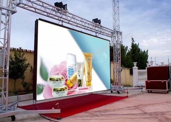 Aluguer de grande e personalizado display LED de publicidade exterior a cores 1R1G1B
