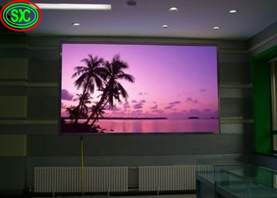 P4 Full Color Indoor LED Video Wall Screen 80*40 Resolução de módulo Panfletos publicitários