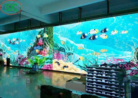 IP34 P2 Rental LED Display 1/32 Scanning HD 128*64 Resolução Interior Para Shopping Malls