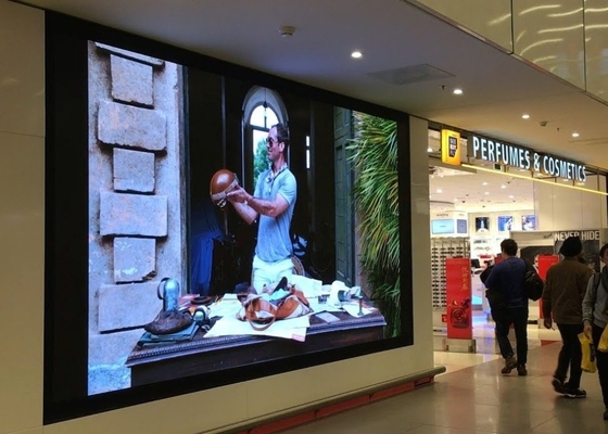 P8 Aluguel ao ar livre Display LED Full Color 256*128 Tamanho Display de Parede E Centro Comercial 32*16 Resolução