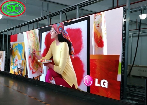 Ecrã LED fixo a cores, de alumínio fundido, ecrã publicitário, de ferro, 111111 pontos / metro quadrado.