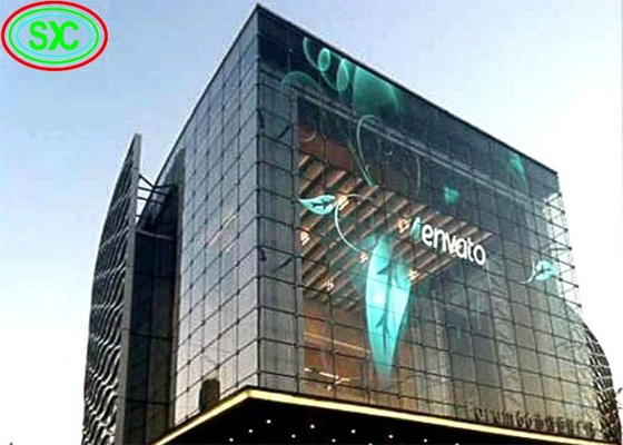 Parede de vídeo LED transparente transparente P3.91 Cortina de malha LED interior