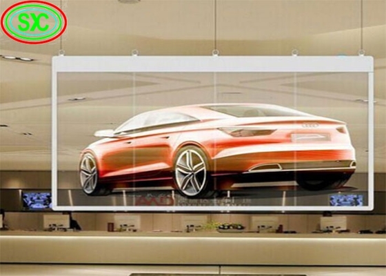 Parede de vídeo LED transparente P3.91 Indoor Led Mesh Curtain Signage Displays Led Screen