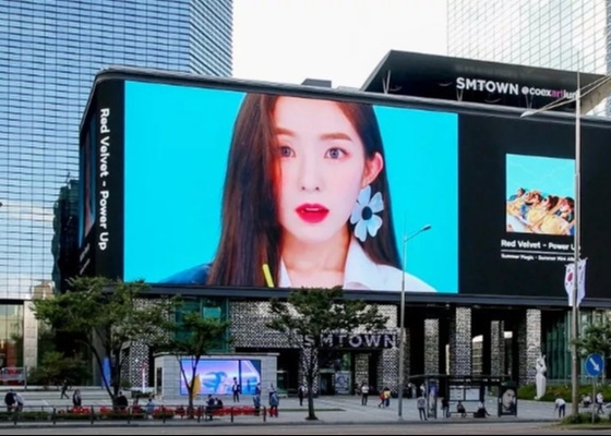 Aluguer Ecrã P8 RGB LED Display Sincronização de computador Publicidade Grande Quadrado Flexível Venda Quente
