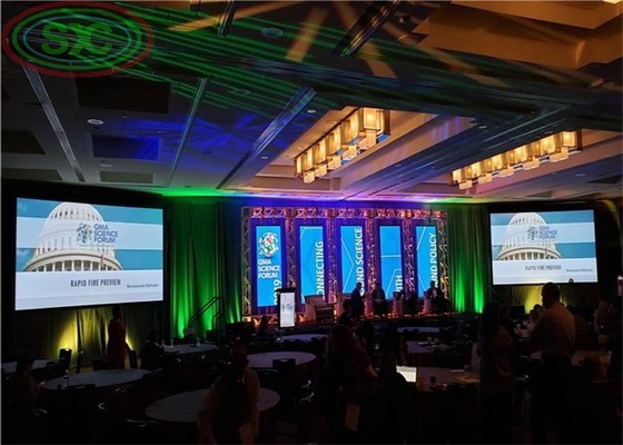 Free Flight Case 4mX3m Turnkey Complete System Stage Led Video Wall Backdrop Event LED Display Screen Com preço do fabricante