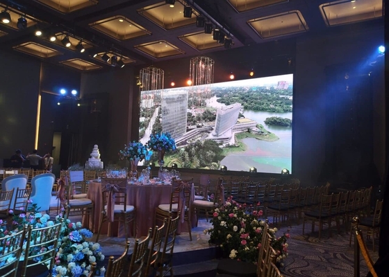 P2.91 P3.91 P4.81 Pantalla LED Video Wall 500x500 Caixa de alumínio portátil gabinete interior exterior aluguel tela LED