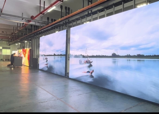 Canbest Série V 500x500mm Cob P1.2 P1.5 P1.9 P2.6 P2.9 Interior Ângulo Direito LED Display Screen 90 Graus Esquina LED Video Wall
