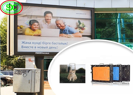 P6 Armário à prova d'água tela de aluguer LED SMD3535 uso fixo ao ar livre 3 anos de garantia