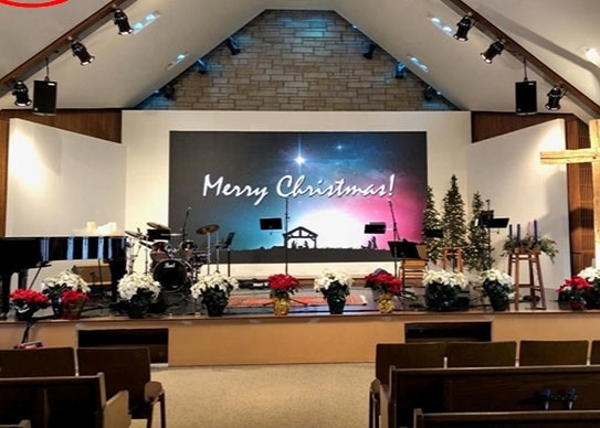 Caixa de alumínio fundido personalizado para interiores 320 * 160mm P5 Wedding/Stage LED Screen