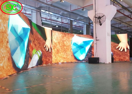 P3 P4 Indoor Full Color LED Display Aluguer de tela LED de alto brilho Aluguer