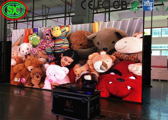 P2.5 SMD Indoor RGB LED Rental Screen HD Chassis de Alumínio, 3 anos de garantia