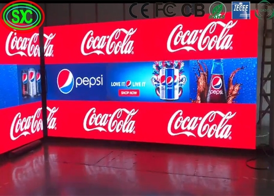 Ecrã LED de publicidade em cores inteiras P2 SMD 256 * 128mm
