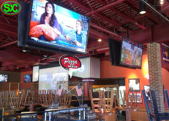 Arrendamento P5 ultra magro interno que pendura a definição alta da exposição de diodo emissor de luz para a cabine