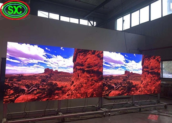 Painel de parede de vídeo interno fixo P3.9 Publicidade Led Display Screen Para Shopping Mall Loja de varejo Igreja