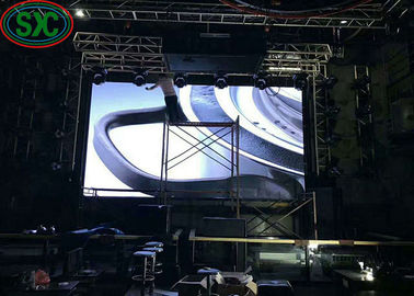 Display LED de alta luminosidade P6 para aluguer em cores inteiras em alumínio fundido, 64x32 pontos