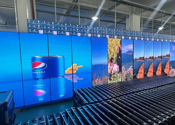 Exibição de cartazes LED à prova d'água P3.91 P4.81 Brilho 6000 Nits 65410 pontos/M2