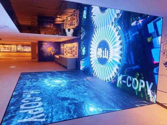 4.81mm LED Dance Floor Screen 500x1000mm Gabinete em cores completas