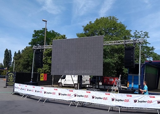 P2.5 Haning LED Display SMD2121 Stand Armário de Alumínio fundido 3 anos de garantia