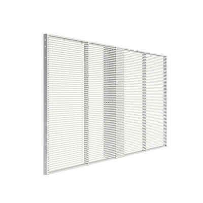 Bom preço Combinação Perfeita de Gabinete de Alumínio e Tela LED Transparente com Desempenho on-line