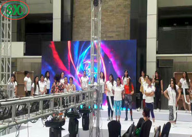 Publicidade interna Display LED suspensa RGB P4 Impermeável, entretenimento, alta resolução