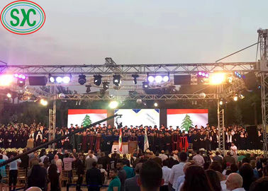 P4 Área exterior Full Color Haning LED Screen Padrão Armário de Alumínio Fundido a Morro