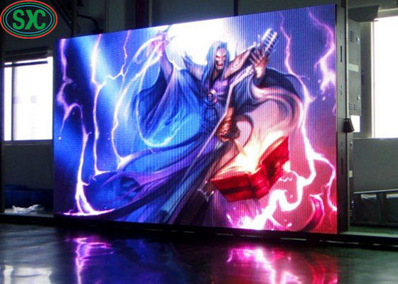 Gabinete de alumínio fundido para display LED suspenso COB P2.5, 40000 pontos/metro quadrado