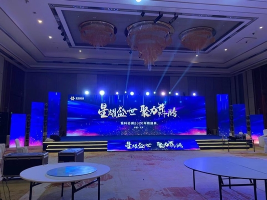 Display LED de aluguel de alumínio para o exterior P8 Grande palco HD para concertos