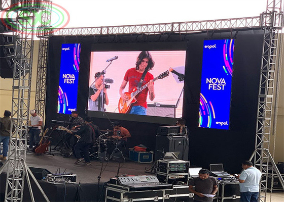 Escenário pano de fundo de vídeo evento de parede interior aluguel Led Screen Set P4.81 LED Display