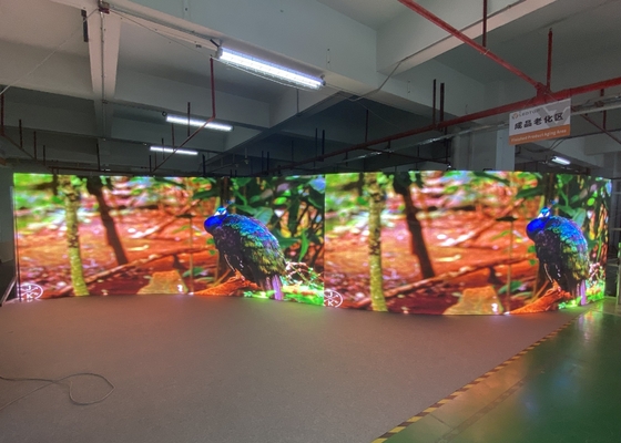 Gabinete de alumínio fundido Módulo flexível HD Interior COB P2.5 Módulo LED flexível P2 para tela de publicidade