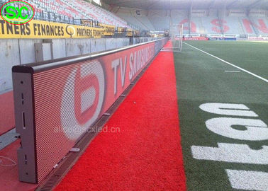 A exposição de diodo emissor de luz exterior do estádio de futebol do perímetro P8, perímetro dos esportes conduziu a exposição