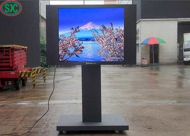 Display LED de coluna única em cores completas P10 LED Screen de aluguer Billboard Garantia de 3 anos