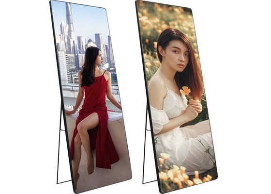 Indoor P2.5 Full Color Espelho LED Wireless USB 4G WiFi Smart Control Poster