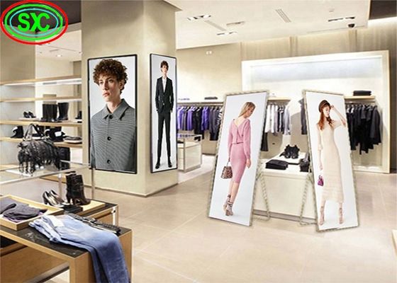 Ecrã de alumínio fundido para a frente COB P2.5 Digital LED Poster Monte estéreo Instalação fácil