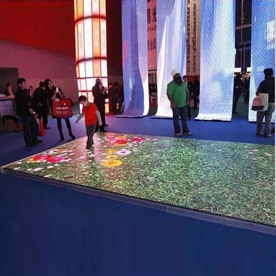 P8 RGB LED Video de piso de dança, iluminação de piso azulejos Meanwell alimentação 3 anos de garantia