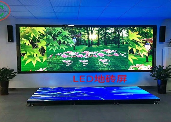 Eventos de festa Indoor Outdoor Led Dance Floor Screen 500*1000mm Cabinets Full Color