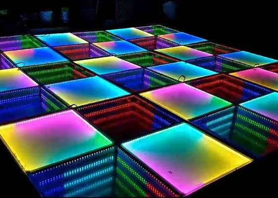 P2.5 Full Color Video Dance Floor, SMD Luminous Floor Tiles 1/32 Modulo de varredura 160*160mm