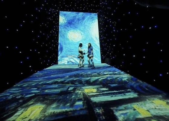 P2.5 Full Color Video Dance Floor, SMD Luminous Floor Tiles 1/32 Modulo de varredura 160*160mm
