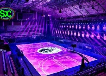 Tonch SMD3535 Som ativo DJ Led Disco Pavimento de dança Panéis de feixe branco quente
