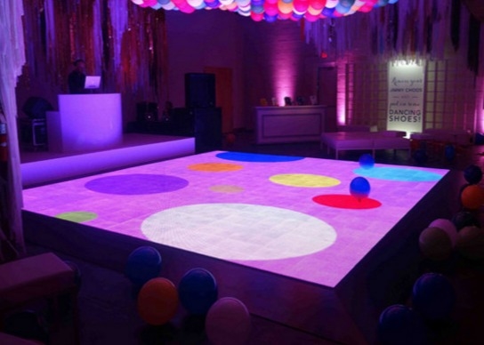 Alto brilho Epistar Chip Light-Up Piso de Dança para funções de fim e celebrações