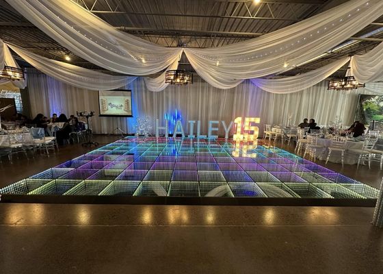 Bom preço HD Rental Box LED Dance Floor P4.81 Equipamento de palco Pixel Wireless Alumínio on-line