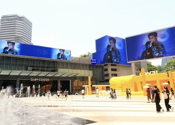 P10 SMD Advertising LED Display Screen, HD Full Color Outdoor Waterproof Rental Die Cast Aluminium