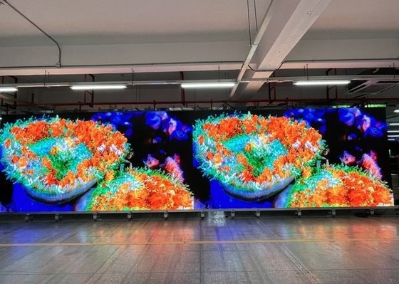 Display LED SMD interno P2 Pequeno passo Ecrã HD flexível de alta resolução