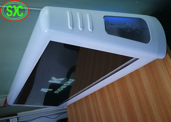 Ecrã de exibição LED de publicidade exterior no telhado do táxi