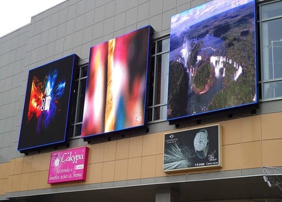 Aluguer ao ar livre Display de informação LED suspensa RGB alta resolução P6 para promoção