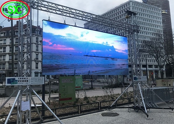 P4 Ultra Slim Outdoor LED Rental Screen, SMD2727 Display LED de alta resolução